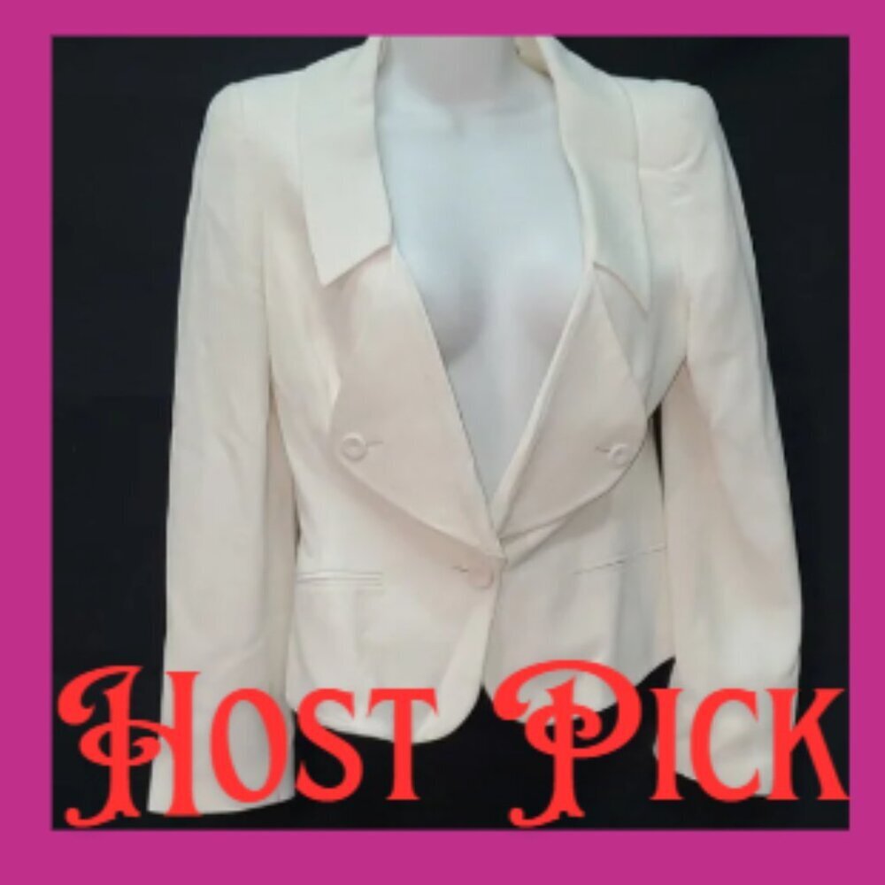 Alexander McQueen Ivory Blazer SZ 42